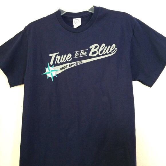 Seattle Mariners MLB blue Baseball T-shirt tee M - Picture 2 of 6